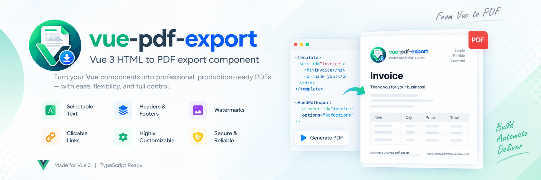 vue-pdf-export page